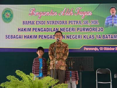 PENGANTAR ALIH TUGAS BAPAK ENDI NURINDRA PUTRA, SH., MH.